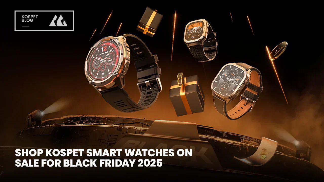 Shop KOSPET Smart Watches on Sale for Black Friday 2025