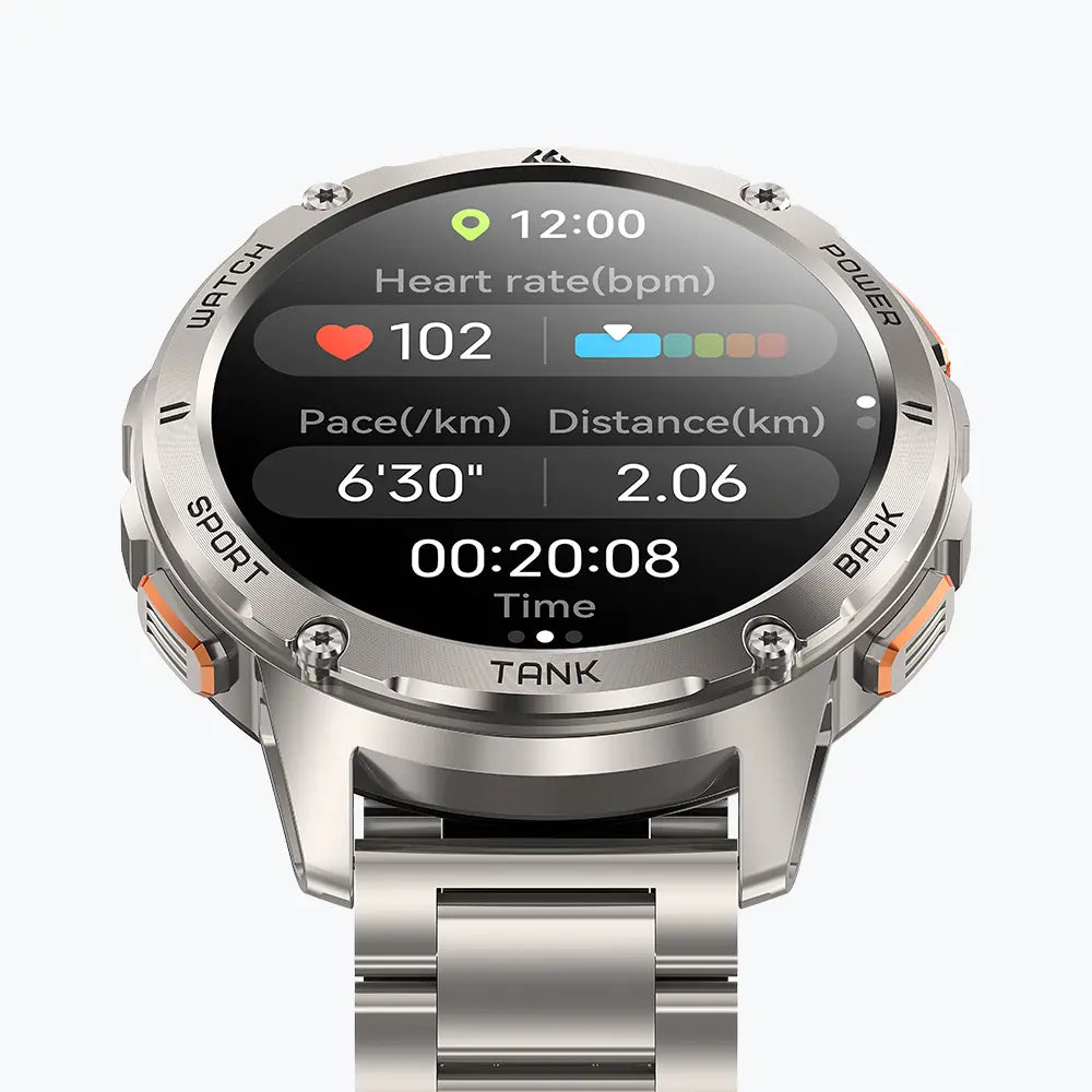 kospet-tank-3-smartwatch-silver-with-steel-straps-#color_silver^package_Silicone + Steel Premium