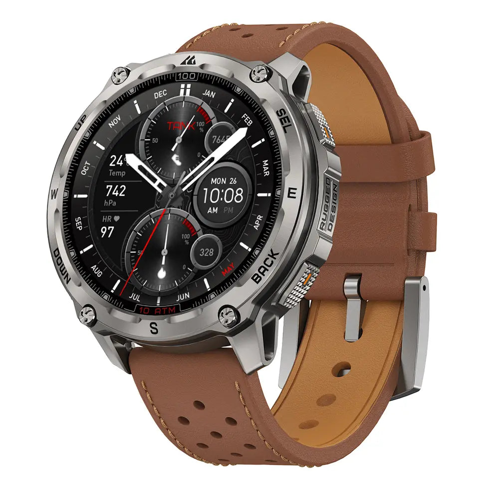KOSPET 22mm Premium Archlan Leather Strap#color_brown