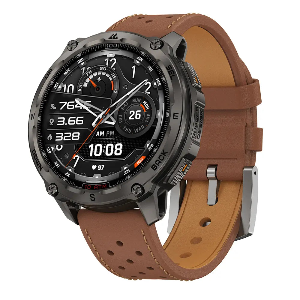 KOSPET 22mm Premium Archlan Leather Strap#color_brown