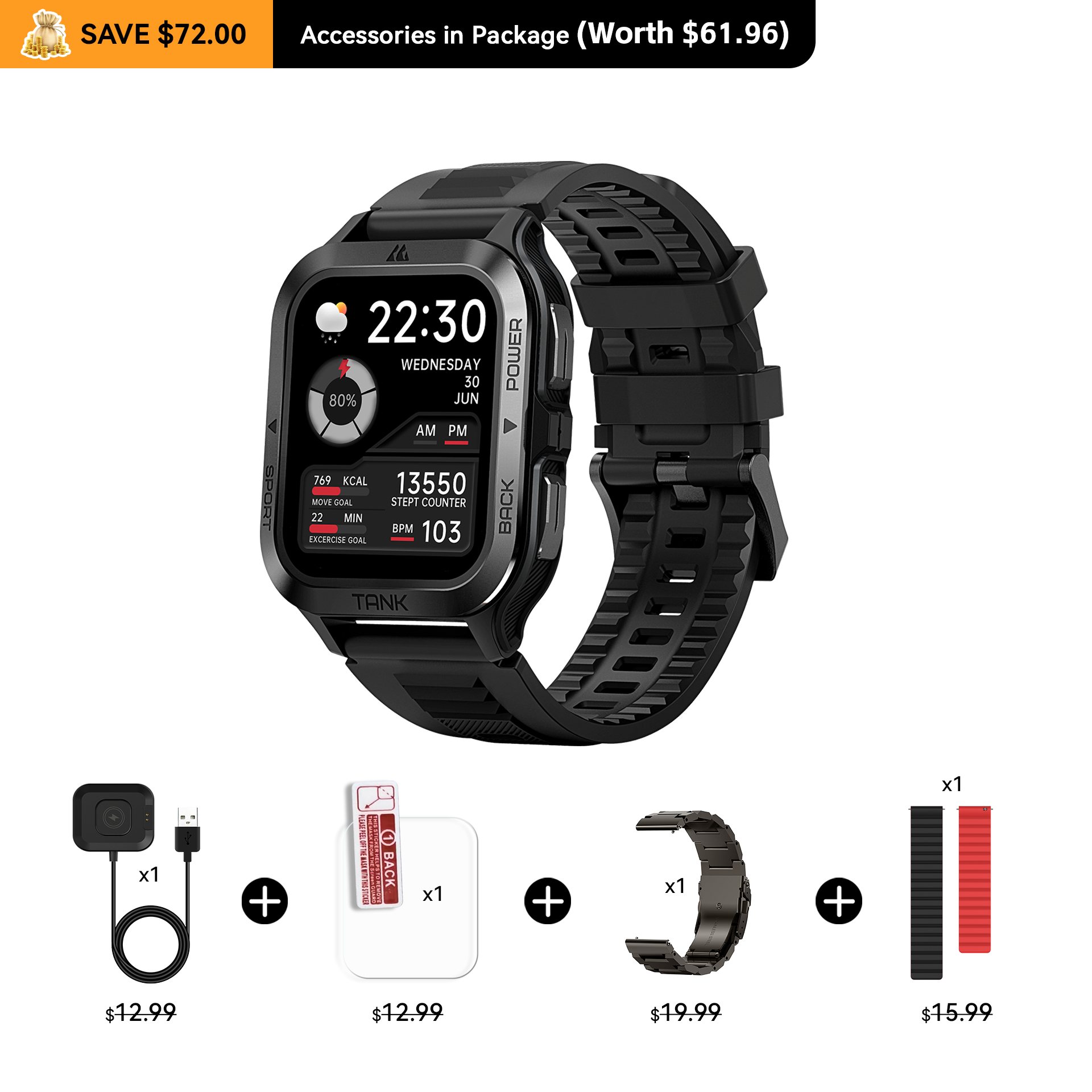 KOSPET TANK M2 Smartwatch