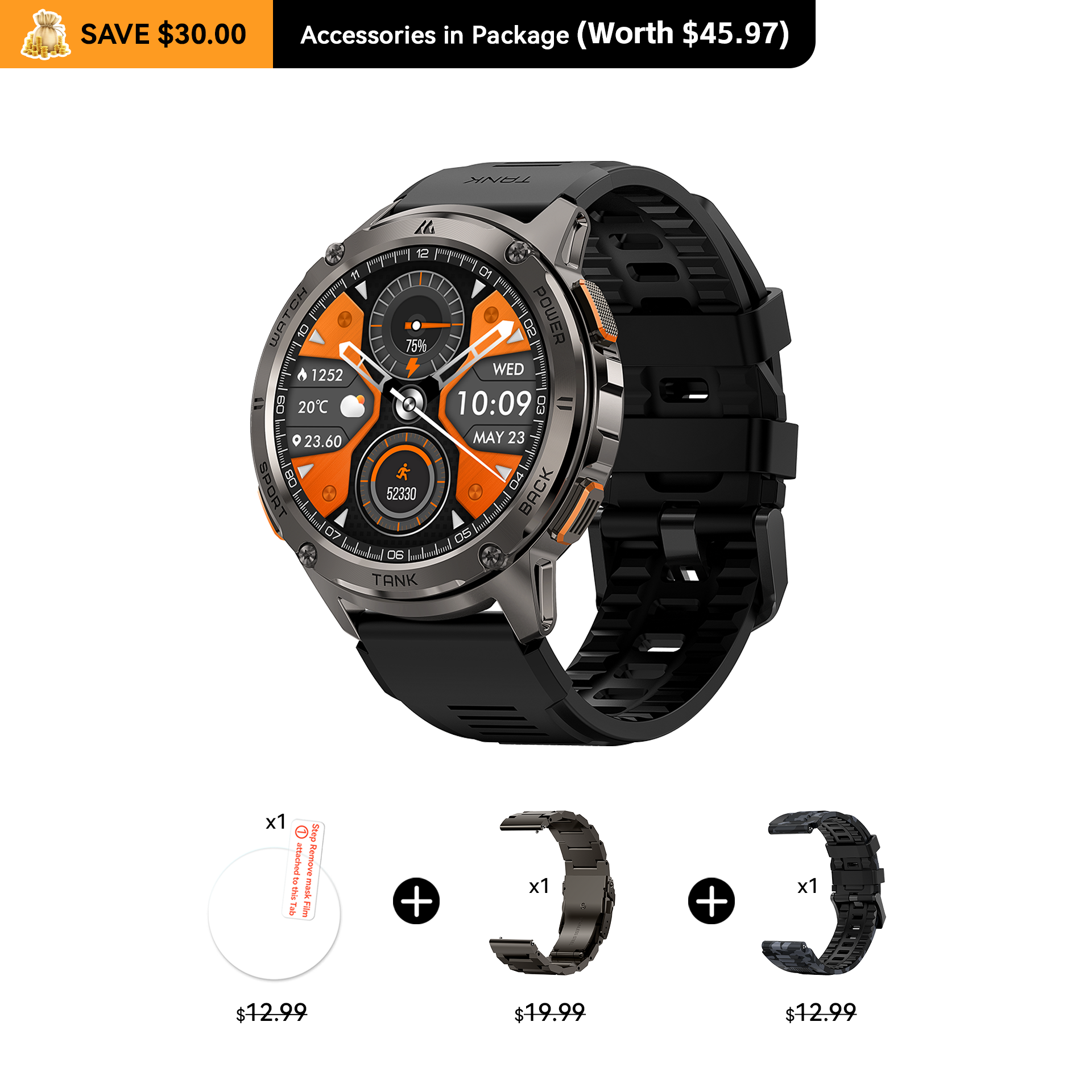 KOSPET TANK T3 Smartwatch