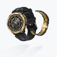 KOSPET TANK T4  Special Edition Smartwatch
#color_black gold^package_Special Edition: Silicone+Steel Straps